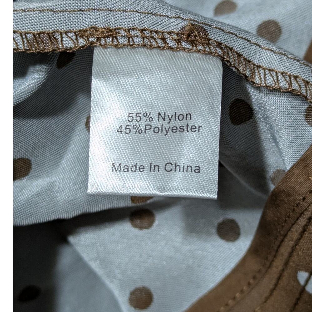 Tuckernuck Cocoa Brown Dot Chloe Midi Dress Size Small Belted NWT Fall Workwear - Picture 10 of 12